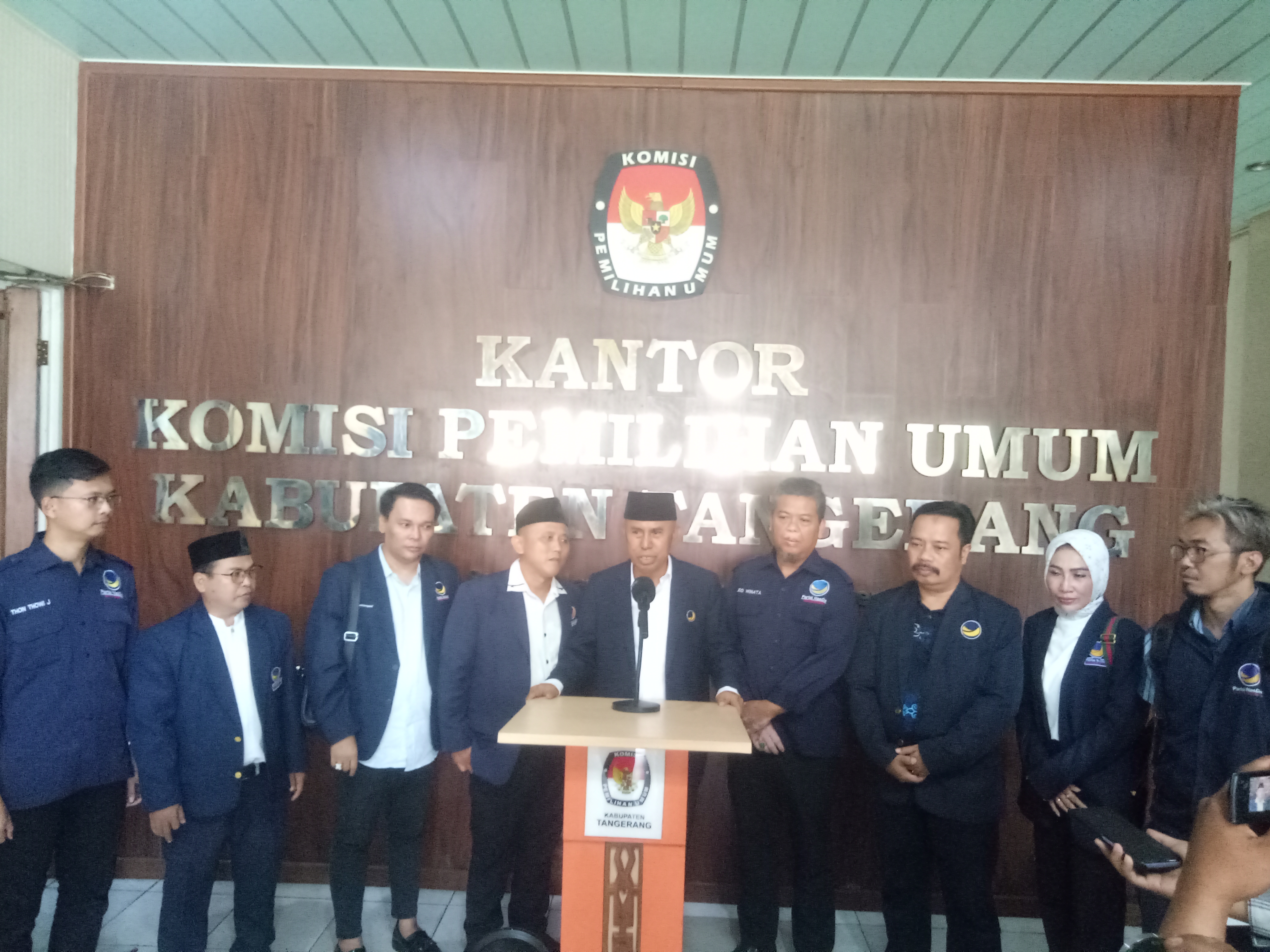 DPD Partai Nasdem Kabupaten Tangerang resmi daftar Bacaleg ke KPU